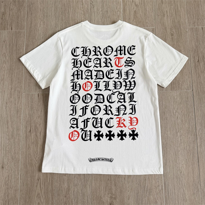 chrome hearts st. barth anchor cross print long sleeve t-shirt